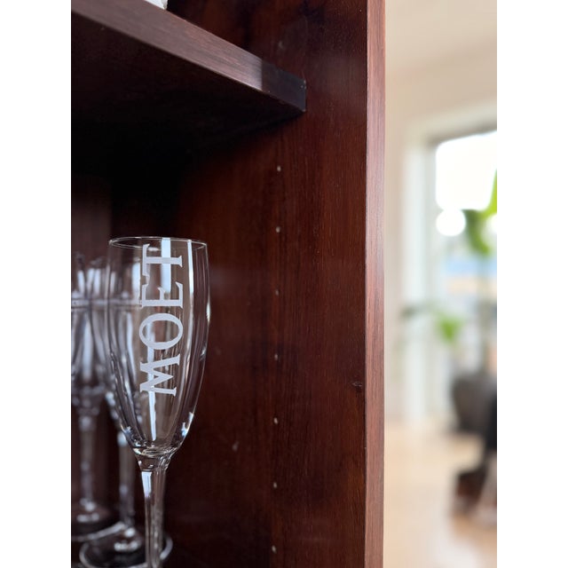 Danish Rosewood Display Cabinet with Sliding Doors, 1960s For Sale - Image 9 of 14