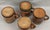 Vintage Pennsbury Pottery Pennsylvania Dutch Pitcher & Mug Set - Five Pieces For Sale - Image 12 of 17