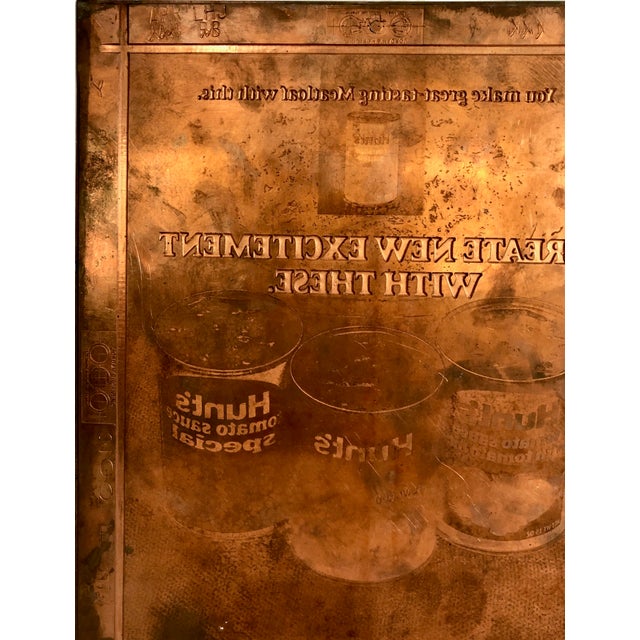 Three Vintage Photoengraved Copper Letterpress Printing Plates For Sale - Image 9 of 18