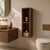 Arcuno Solid Walnut Floating Nightstand For Sale - Image 9 of 11