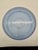 Vintage Indiana Glass Company Serving Platter 12 Inches Diamond Point Pattern Ice Blue For Sale In Portland, ME - Image 6 of 8