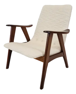 Mid-Century Teak Armchair by Louis Van Teeffelen for Wébé, 1960s