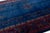 Early 20th Century Antique Chinese Art Deco Wool Rug in Cobalt Blue & Plum For Sale - Image 4 of 12