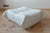 White Leather Togo Lounge Chair, Pouf and 3-Seater Sofa by Michel Ducaroy for Ligne Roset, Set of 3 For Sale - Image 6 of 18