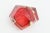 Vintage Alessandro Mandruzzato Murano Faceted Sommerso Glass Bowl, Red, Yellow For Sale - Image 10 of 12