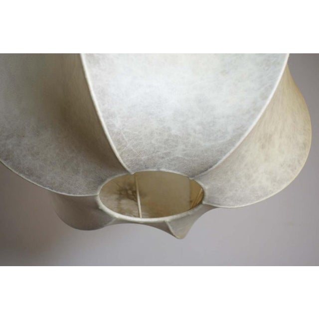 Space Age Italian Cocoon Ceiling Lamp, 1960s For Sale - Image 10 of 14