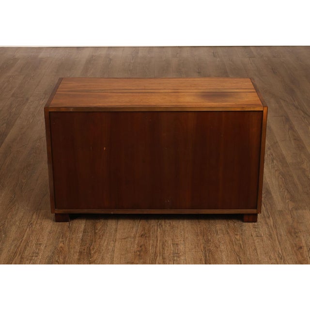 Baker Campaign Style Rosewood Low Chest For Sale - Image 17 of 18