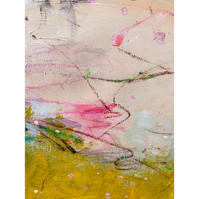 2020s Contemporary "Sakura" Original Abstract Painting by Louie DeVito For Sale - Image 5 of 7