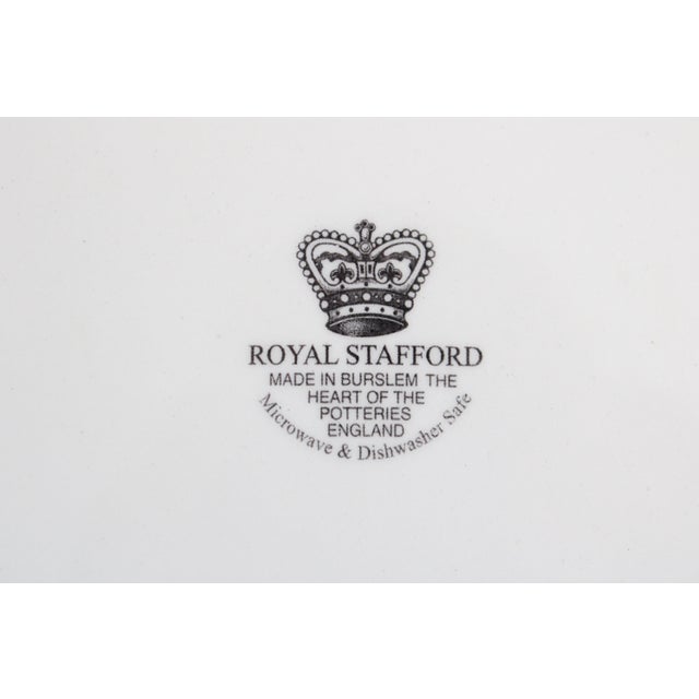 Royal Stafford English Ocean by Royal Stafford Blue Ship, Map Rim/Dinner Plate 11" For Sale - Image 4 of 5