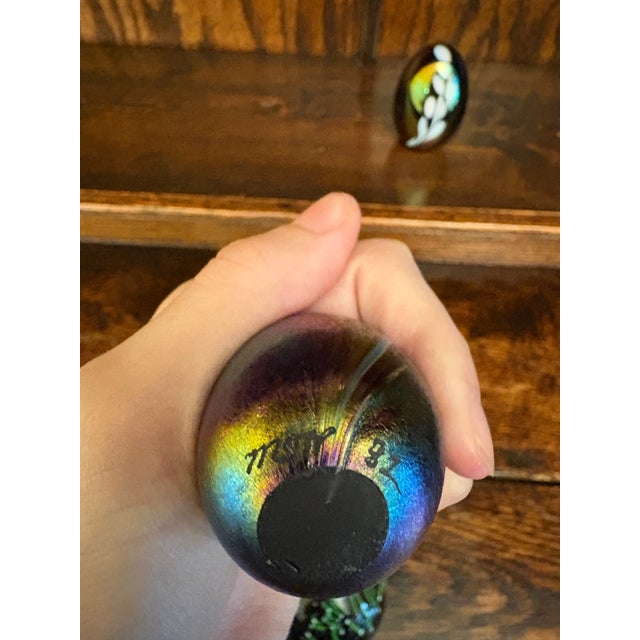 Modern Mount St. Helens Studio Art Glass Paperweights — Set of 2 (1982 & 1984) For Sale - Image 3 of 5