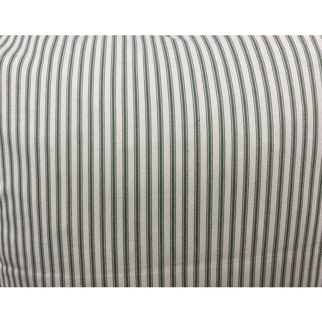 Pair of 22" Square Pillows With Bold Pink & Blue Floral Print - Made in Uk. For Sale In Dallas - Image 6 of 8