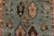 Blue Heriz Rug 3’10” X 6’3” Blue Wool Vintage Tribal Hand-Knotted Oriental Carpet For Sale - Image 8 of 12