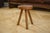 Vintage Brutalist Elm Stool, 1950s, in Very Good conditions. Designed 1950 to 1959