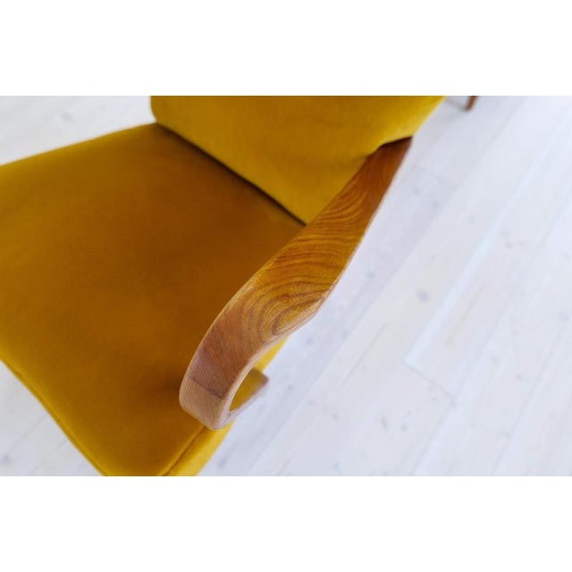 Modern Art Deco vLounge Chairs in Velvet, Sweden, 1940s, Set of 2 For Sale - Image 15 of 18