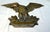 Metal Exquisite Antique Solid Bronze American Bald Eagle Wall Mount Statue Pediment For Sale - Image 7 of 8