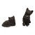 Pair of Sterling Silver Cat Figurines For Sale