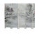 Off White Base Oriental Mountain Trees Scenery Theme Graphic Screen For Sale In San Francisco - Image 6 of 9