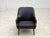 Black Danish Armchair in Artificial Leather and Teak Wood Legs, 1970s For Sale - Image 8 of 18