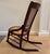 Last Call! Vintage Victorian Mahogany and Cane Rocking Chair For Sale - Image 4 of 10