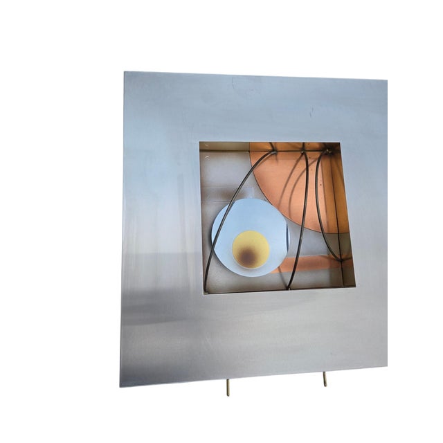 Curtis Jere Set of 4 Curtis Jere 1997 Abstract Modern Metal Wall Sculptures Modernism For Sale - Image 4 of 17