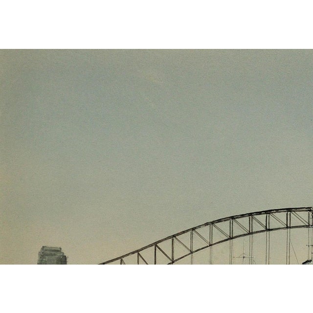 Eric Tufnell, HMS Newcastle in Sydney Harbour, 1956, Watercolour, Framed For Sale - Image 6 of 18