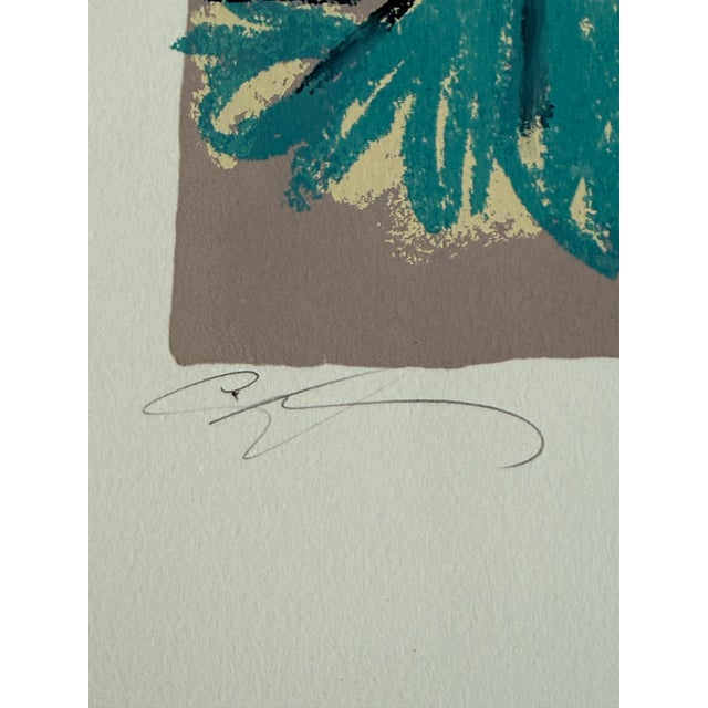 Abstract 1991 E. J. Gold Serigraph Print”Faces of War” Serigraph Print Series One #3 For Sale - Image 3 of 6