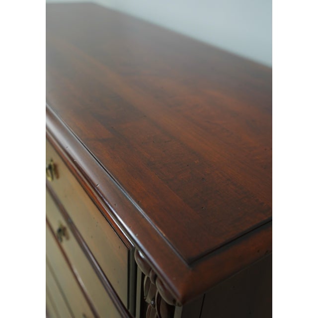 Ethan Allen British Classics Maple Chest of Drawers For Sale - Image 11 of 17