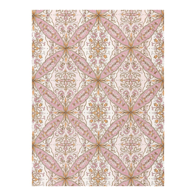 The House of Scalamandré Provence Fabric, Petal Pink For Sale