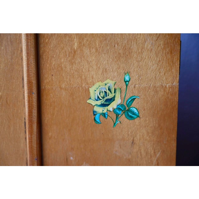 Small Vintage Bohemian Wall-Mounted Pharmacy Cabinet, 1960s For Sale - Image 6 of 11