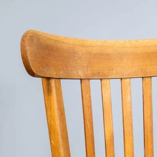 Honey Bentwood Dining Chair from Baumann, 1950s For Sale - Image 6 of 11