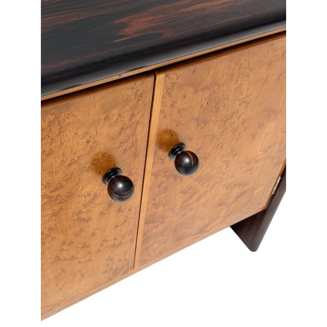 Art Deco Cabinet in Macassar and Birch by Gebroeders Reens Amsterdam, 1930s For Sale - Image 14 of 15