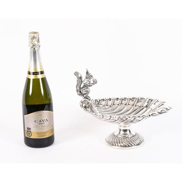 Antique Silver-Plated Squirrel Nut Dish from WMF, 19th Century For Sale - Image 13 of 14