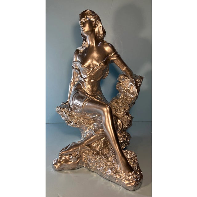 Sculpture Materials 1990 Chrome Tone Sculpture by Alice Heath for Austin Productions Called “Memories” For Sale - Image 7 of 12