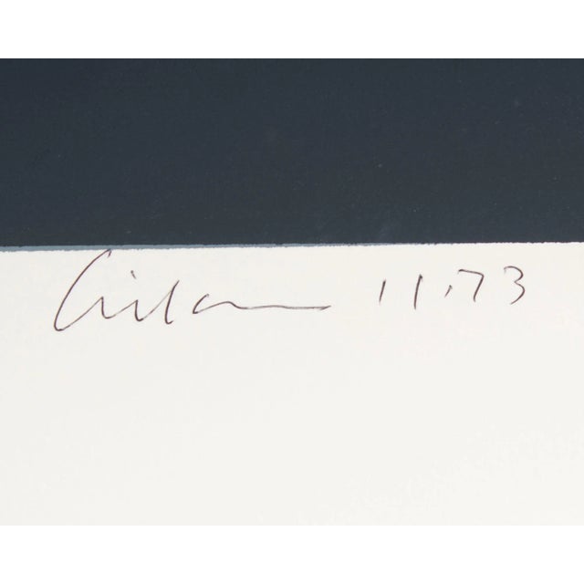 1973 “Structure Series #48” Abstract Serigraph Print by Harry Hilson For Sale - Image 9 of 10