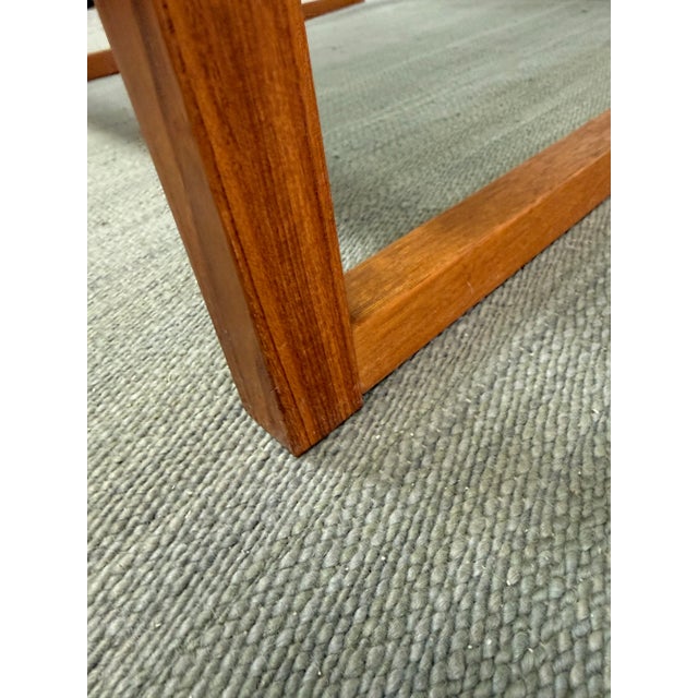Mid 20th Century Teak + Smoked Glass Coffee Table For Sale - Image 10 of 12