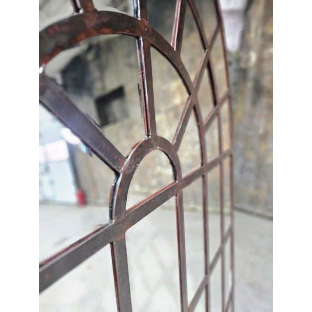 Large Metal Orangery Mirror, 1920s For Sale - Image 3 of 4