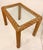 Relocation Super Sale! 1980s Twisted Rattan Modern Coastal Style Side Table For Sale In Miami - Image 6 of 11