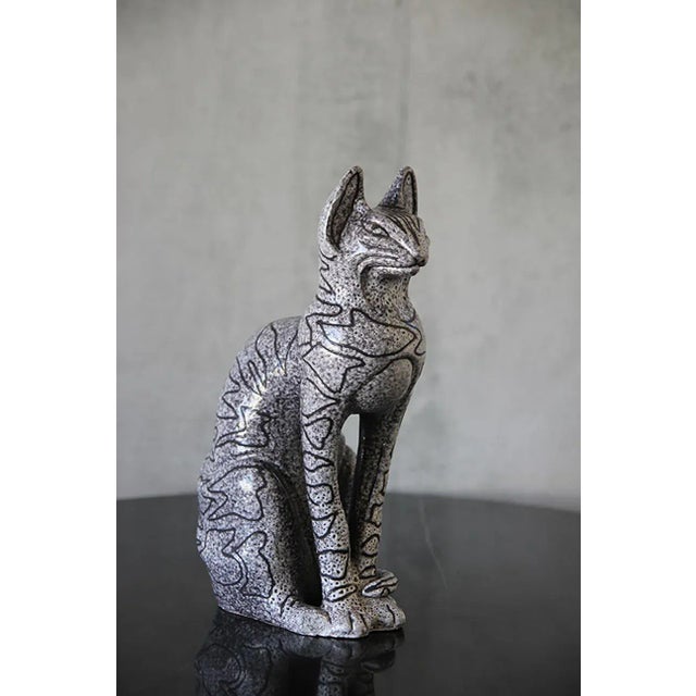 Italian Mid-Century Sphinx Cat by Bagni For Sale - Image 10 of 10