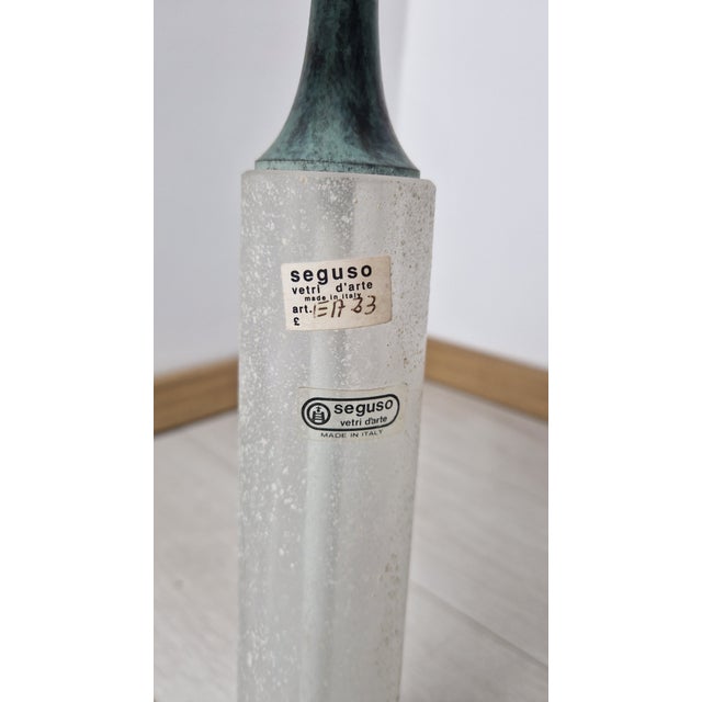 Table Lamp Model in Glass and Bronze by Elin Raaberg Nielsen for Seguso Vetri Darte, 1980s For Sale - Image 6 of 18