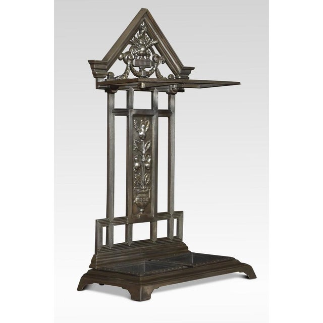 Falkirk Cast Iron Umbrella Stand, 1890s For Sale - Image 9 of 9