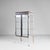 Italian Metal and Glass Display Cabinet, 1930s For Sale - Image 11 of 11