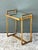 Vintage Metal and Mirrored Glass Side Table For Sale - Image 11 of 12