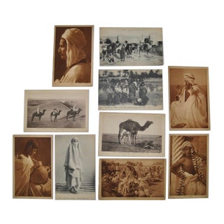 Circa 1910 Lehnert & Landrock North Africa Photo Postcards - Set of 10 For Sale