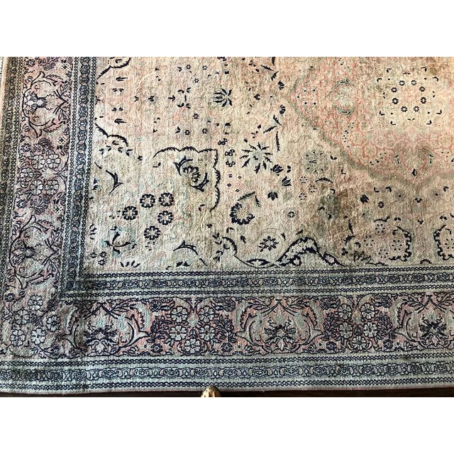 1980s 1980s Vintage Silk Chinese Contemporary Area Rug- 6′ × 9′ For Sale - Image 5 of 10