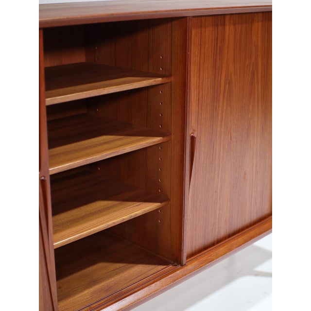 Model 19 Highboard in Teakwood attributed to Gunni Omann for Omann Jun, Denmark, 1960s For Sale - Image 15 of 18