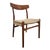 Vintage Oak and Teak Ch23 Side Chair by Hans Wegner For Sale