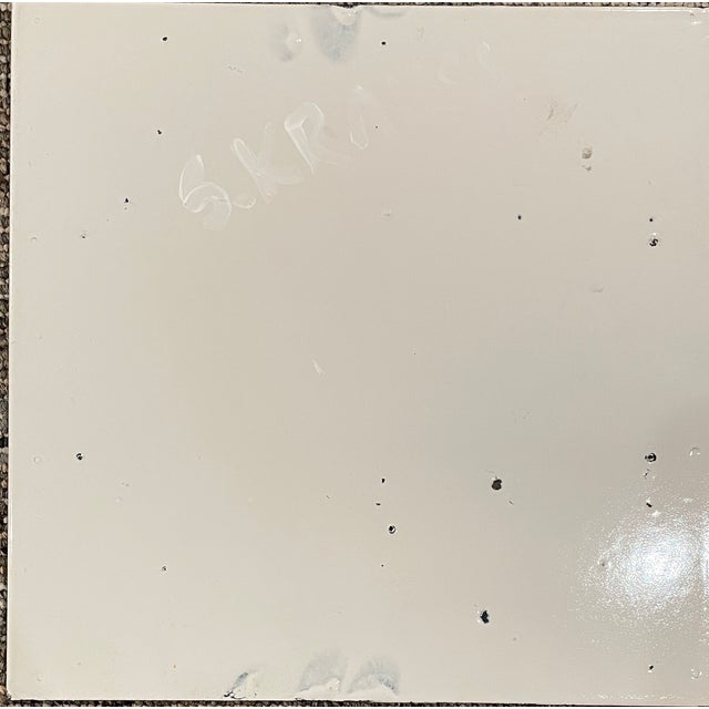 Mid-Century Modern 1989 Steve Krauss Mid Century Modern Style Enamel For Sale - Image 3 of 3