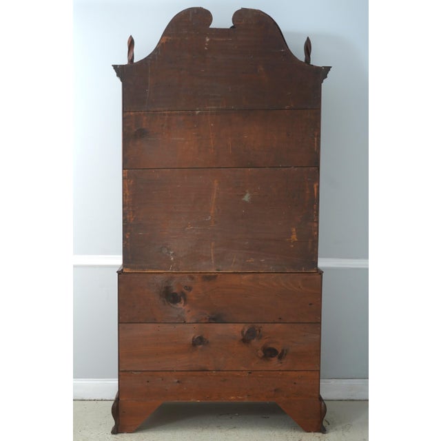 Antique 18th Century Cherry Chest on Chest Highboy For Sale - Image 15 of 15