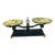 Antique English Iron Scale With Brass Trays For Sale