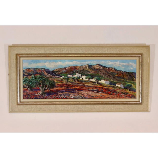 Henry Eldin, Bergsby Taragona, 1960s, Oil on Canvas, Framed For Sale - Image 4 of 18